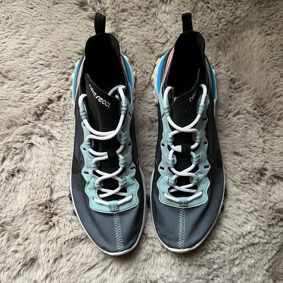Nike React Element 55 Ocean Cube Sportswear Sneaker Mens 7 - Picture 7 of 11